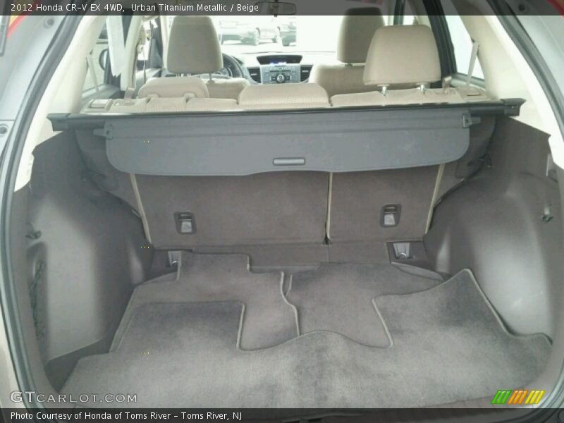 Urban Titanium Metallic / Beige 2012 Honda CR-V EX 4WD