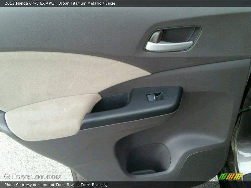 Urban Titanium Metallic / Beige 2012 Honda CR-V EX 4WD