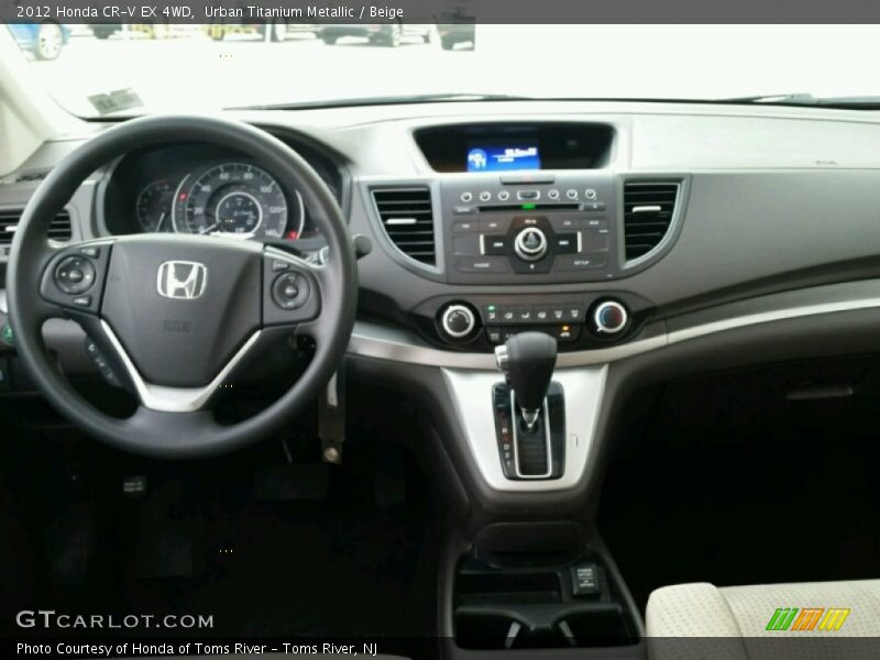 Urban Titanium Metallic / Beige 2012 Honda CR-V EX 4WD