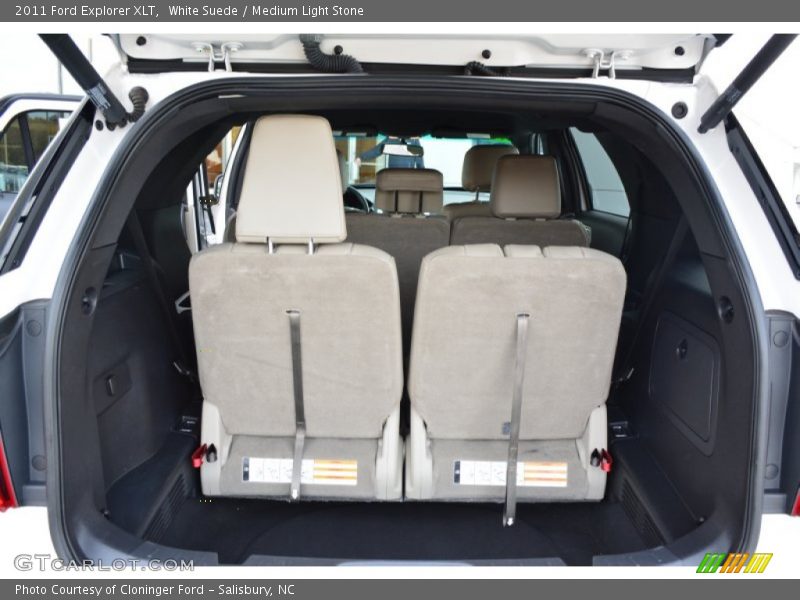 White Suede / Medium Light Stone 2011 Ford Explorer XLT