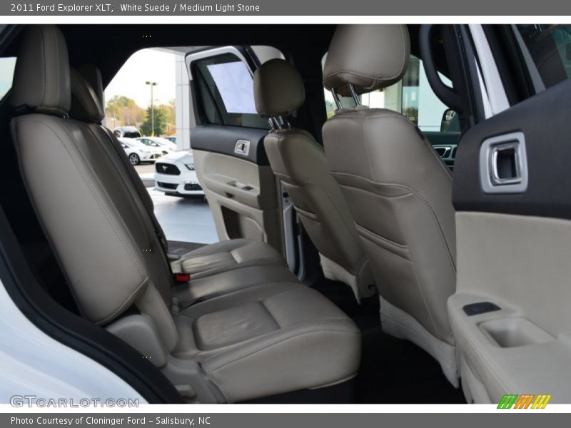 White Suede / Medium Light Stone 2011 Ford Explorer XLT