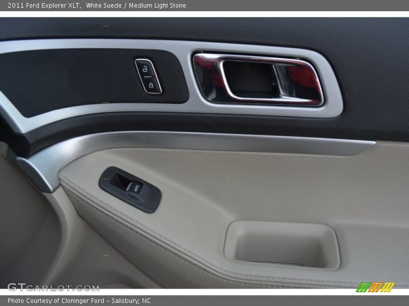 White Suede / Medium Light Stone 2011 Ford Explorer XLT