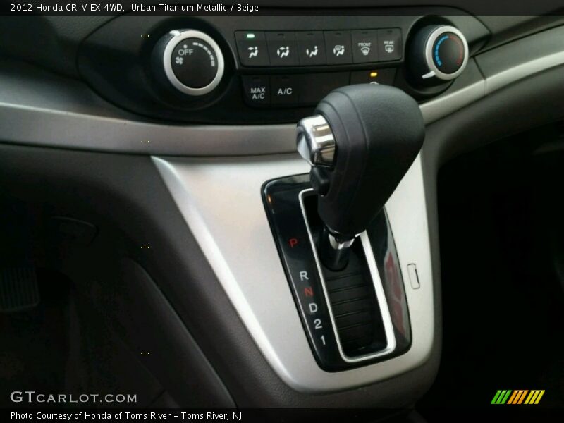Urban Titanium Metallic / Beige 2012 Honda CR-V EX 4WD