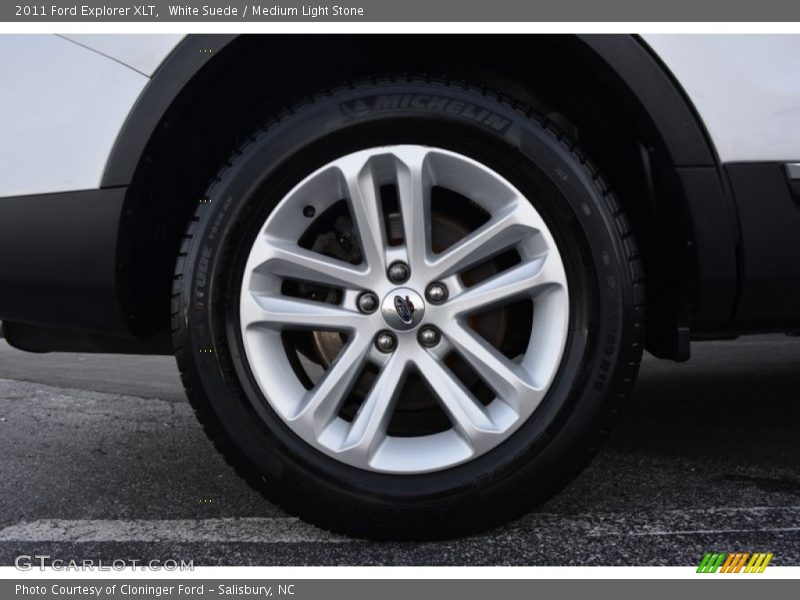 White Suede / Medium Light Stone 2011 Ford Explorer XLT