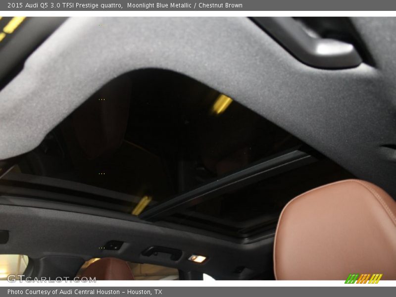 Moonlight Blue Metallic / Chestnut Brown 2015 Audi Q5 3.0 TFSI Prestige quattro