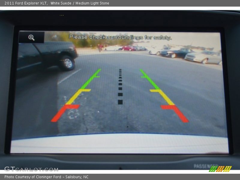 White Suede / Medium Light Stone 2011 Ford Explorer XLT