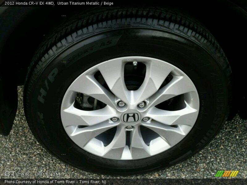 Urban Titanium Metallic / Beige 2012 Honda CR-V EX 4WD