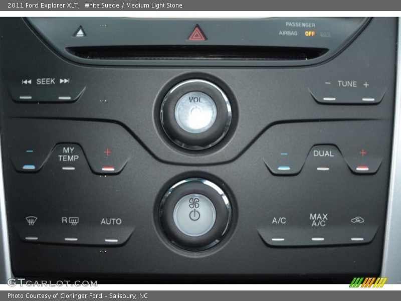 White Suede / Medium Light Stone 2011 Ford Explorer XLT