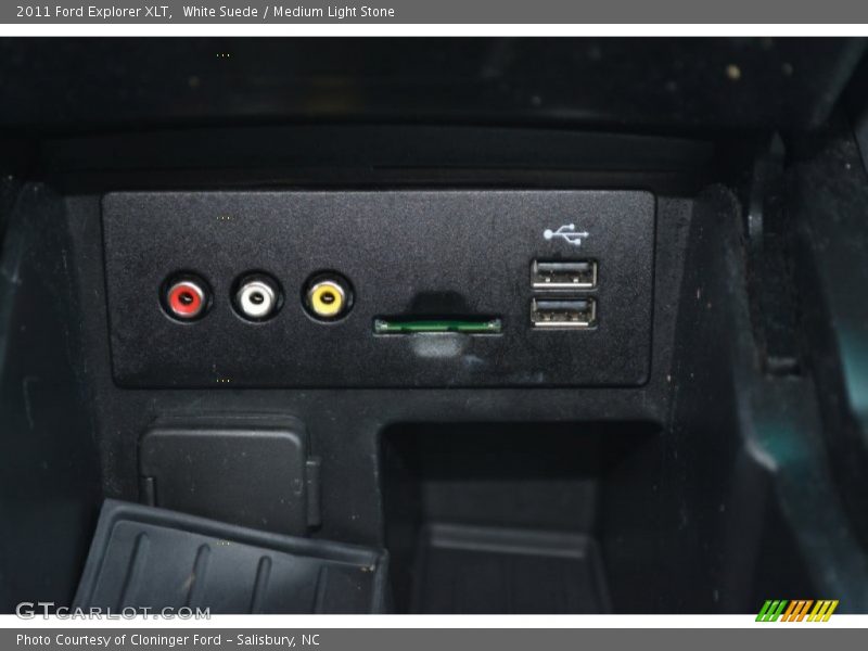 White Suede / Medium Light Stone 2011 Ford Explorer XLT