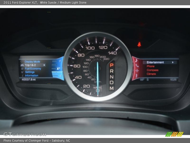 White Suede / Medium Light Stone 2011 Ford Explorer XLT