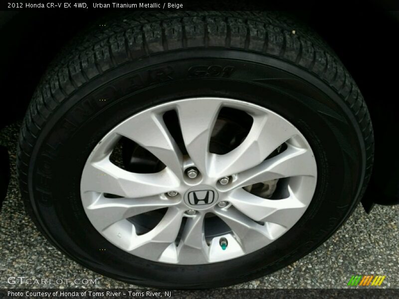 Urban Titanium Metallic / Beige 2012 Honda CR-V EX 4WD