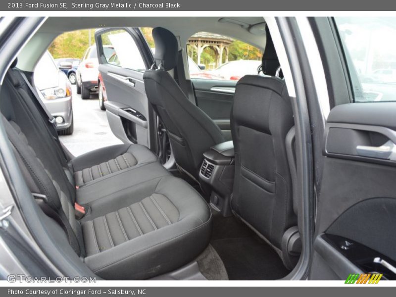 Sterling Gray Metallic / Charcoal Black 2013 Ford Fusion SE