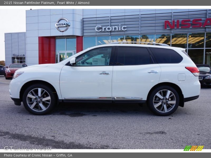 Pearl White / Almond 2015 Nissan Pathfinder Platinum