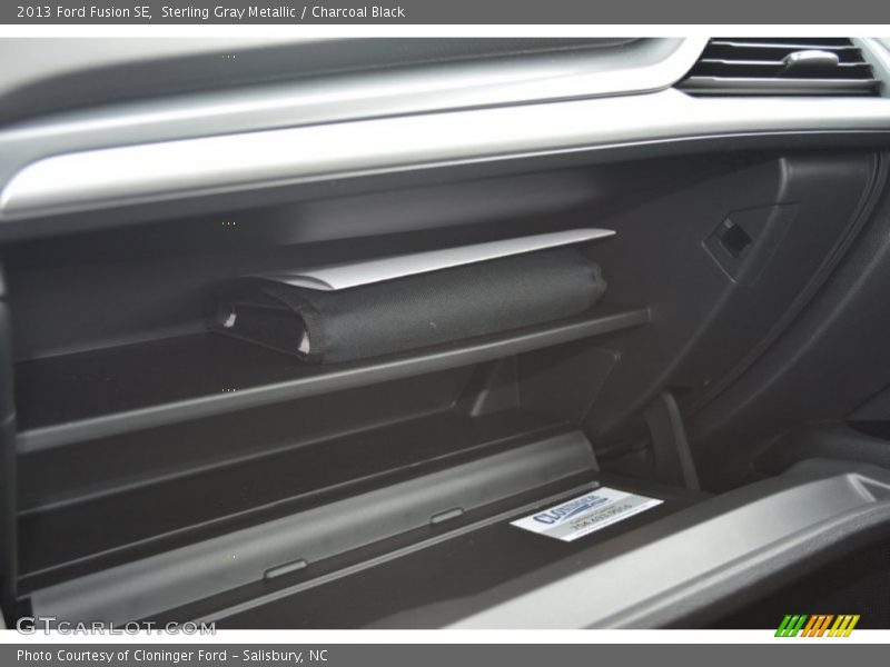 Sterling Gray Metallic / Charcoal Black 2013 Ford Fusion SE