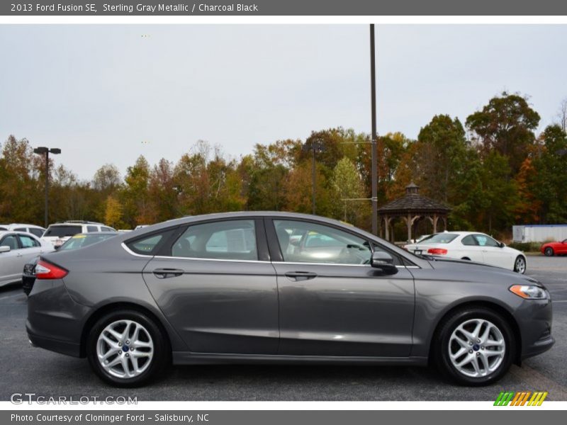 Sterling Gray Metallic / Charcoal Black 2013 Ford Fusion SE