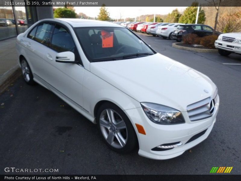 Starfire White Pearl / Parchment 2011 Lexus ES 350