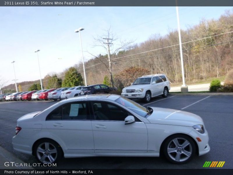 Starfire White Pearl / Parchment 2011 Lexus ES 350