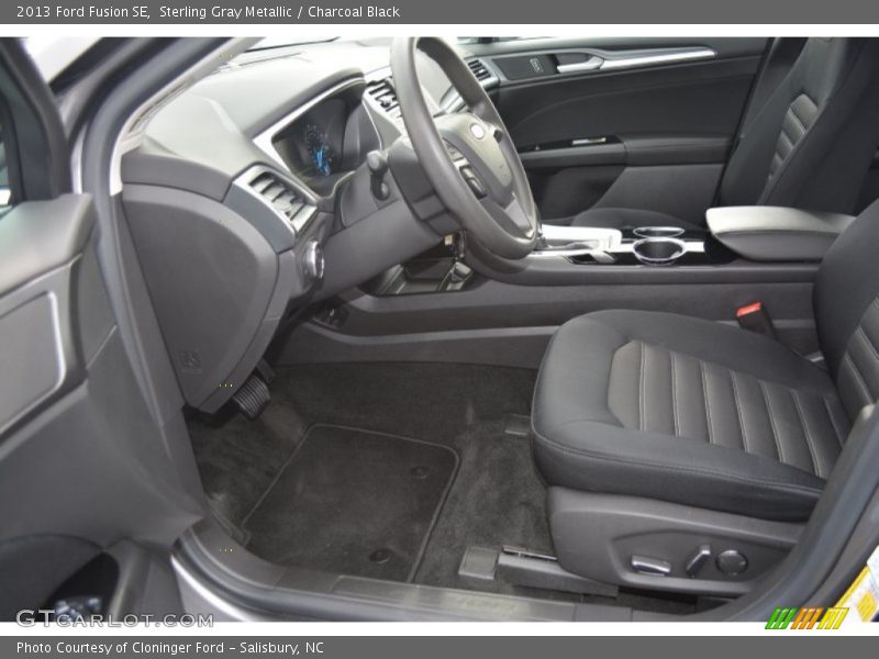 Sterling Gray Metallic / Charcoal Black 2013 Ford Fusion SE