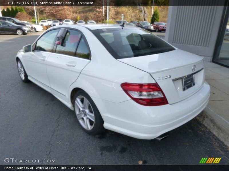 Starfire White Pearl / Parchment 2011 Lexus ES 350