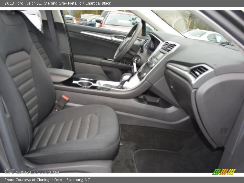 Sterling Gray Metallic / Charcoal Black 2013 Ford Fusion SE