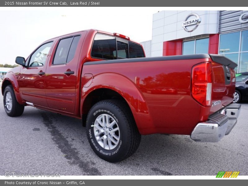 Lava Red / Steel 2015 Nissan Frontier SV Crew Cab