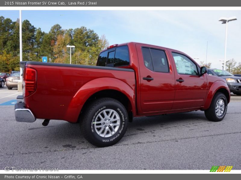 Lava Red / Steel 2015 Nissan Frontier SV Crew Cab