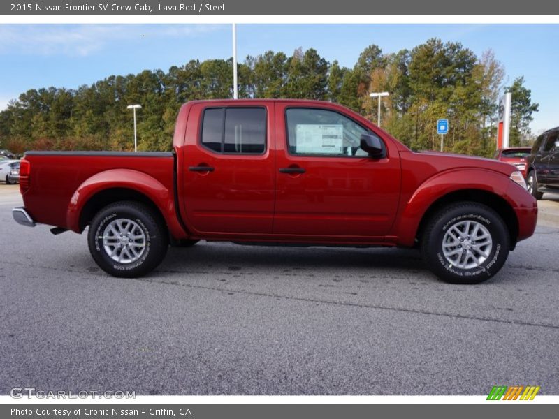  2015 Frontier SV Crew Cab Lava Red