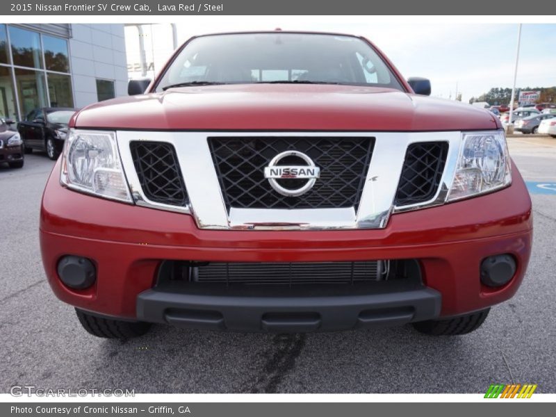 Lava Red / Steel 2015 Nissan Frontier SV Crew Cab