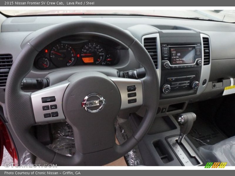 Lava Red / Steel 2015 Nissan Frontier SV Crew Cab