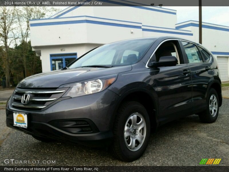 Polished Metal Metallic / Gray 2014 Honda CR-V LX AWD