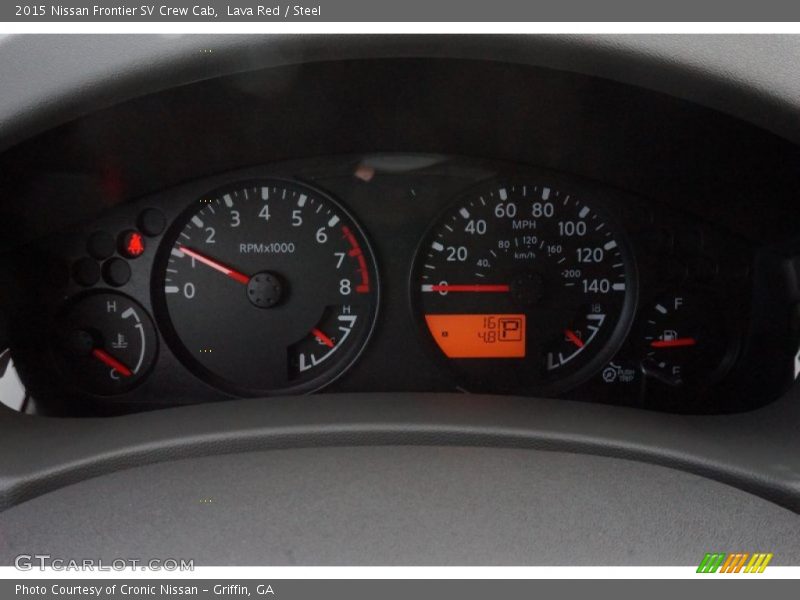  2015 Frontier SV Crew Cab SV Crew Cab Gauges