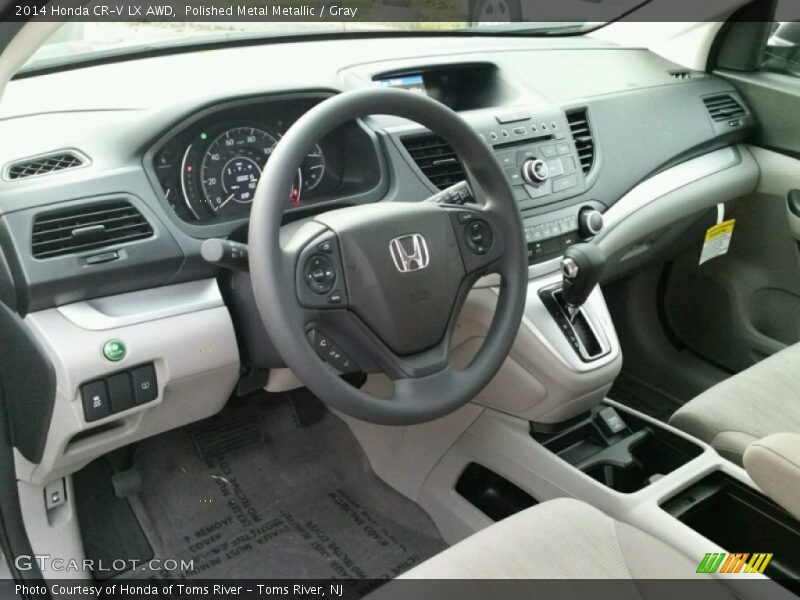 Polished Metal Metallic / Gray 2014 Honda CR-V LX AWD
