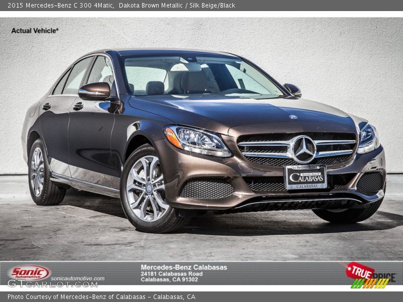 Dakota Brown Metallic / Silk Beige/Black 2015 Mercedes-Benz C 300 4Matic
