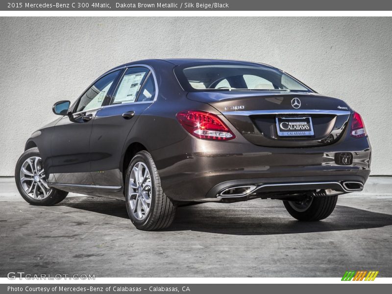 Dakota Brown Metallic / Silk Beige/Black 2015 Mercedes-Benz C 300 4Matic