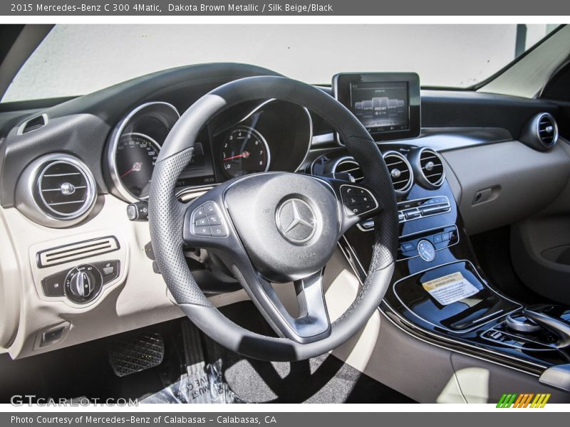 Dakota Brown Metallic / Silk Beige/Black 2015 Mercedes-Benz C 300 4Matic
