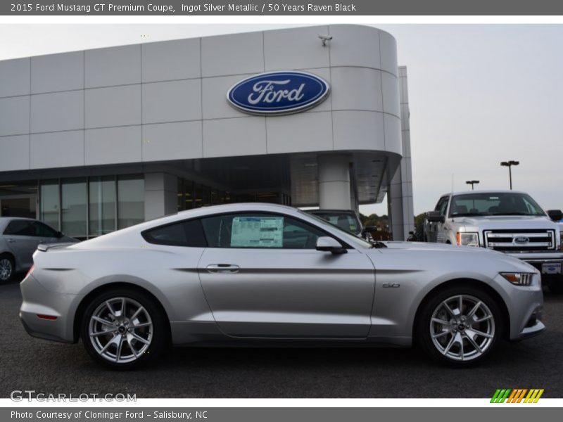  2015 Mustang GT Premium Coupe Ingot Silver Metallic