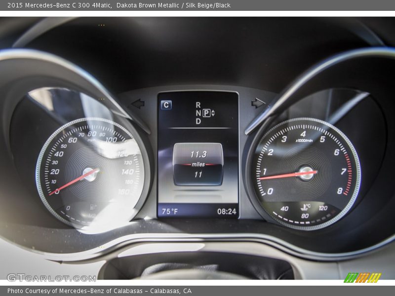 Dakota Brown Metallic / Silk Beige/Black 2015 Mercedes-Benz C 300 4Matic