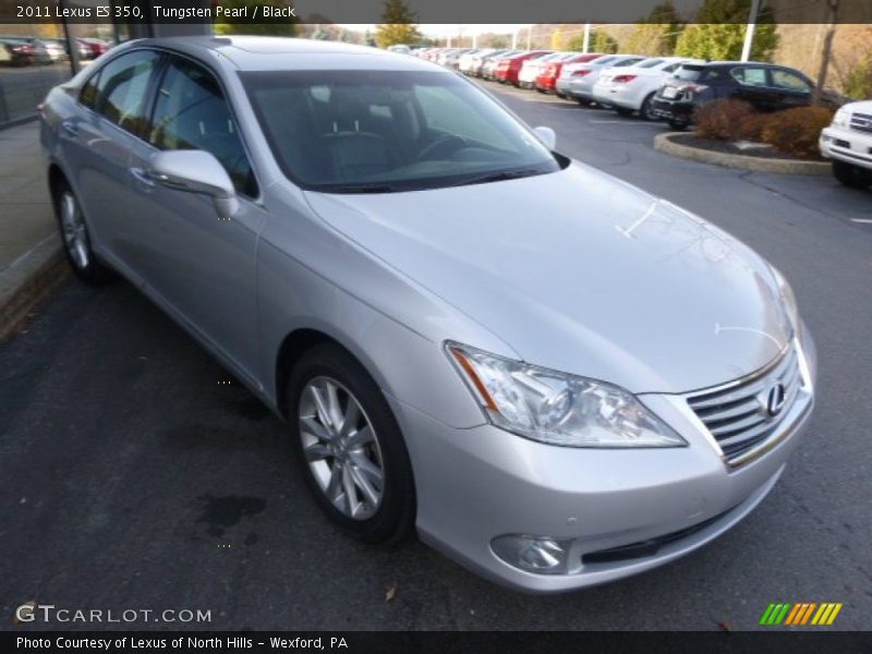 Tungsten Pearl / Black 2011 Lexus ES 350