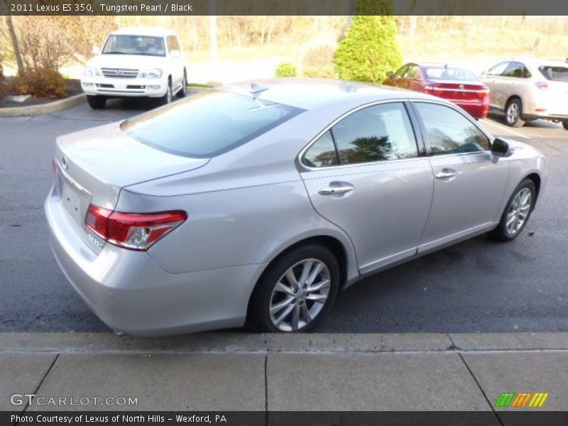 Tungsten Pearl / Black 2011 Lexus ES 350