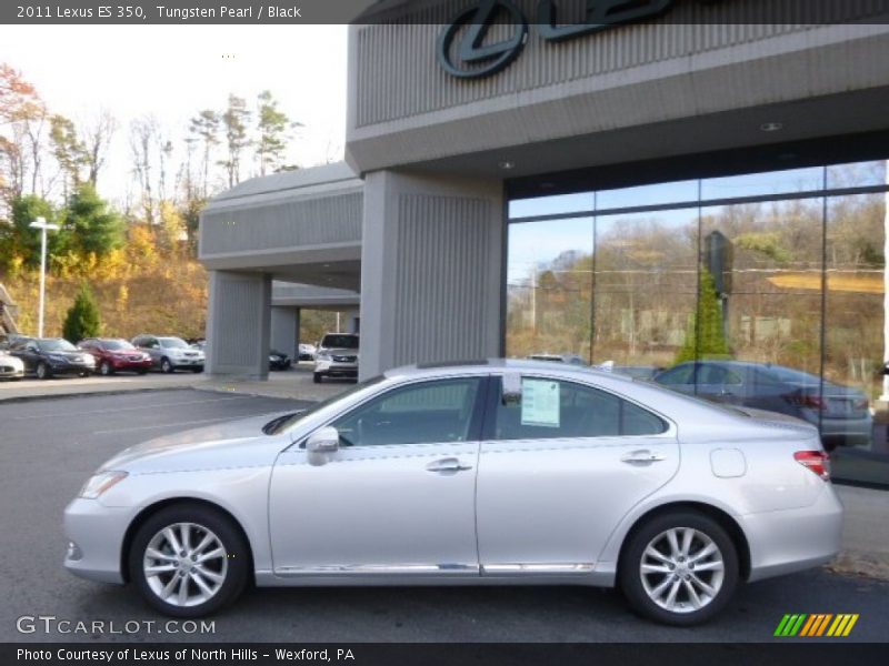 Tungsten Pearl / Black 2011 Lexus ES 350