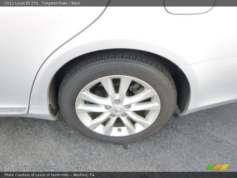 Tungsten Pearl / Black 2011 Lexus ES 350