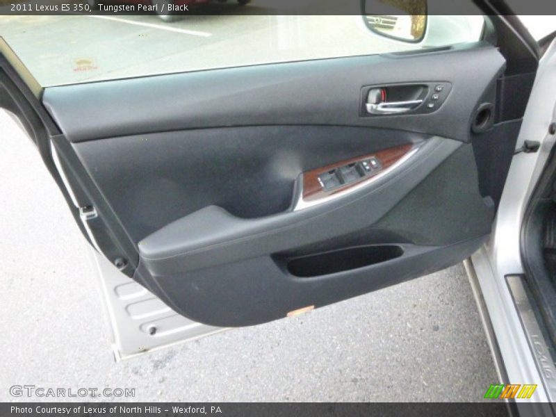 Tungsten Pearl / Black 2011 Lexus ES 350