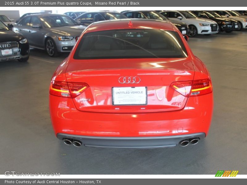 Misano Red Pearl / Black 2015 Audi S5 3.0T Premium Plus quattro Coupe