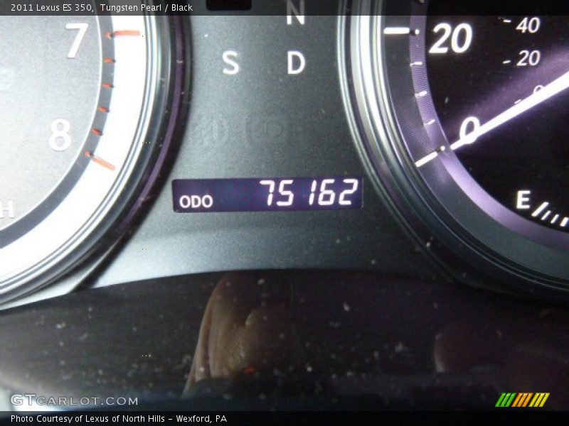 Tungsten Pearl / Black 2011 Lexus ES 350