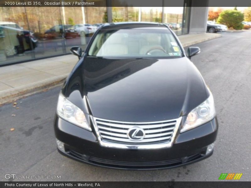 Obsidian Black / Parchment 2010 Lexus ES 350