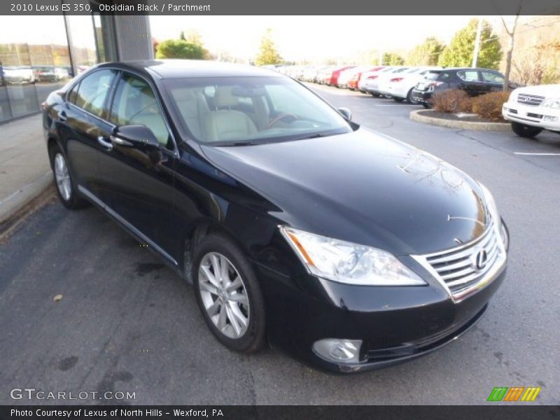 Obsidian Black / Parchment 2010 Lexus ES 350