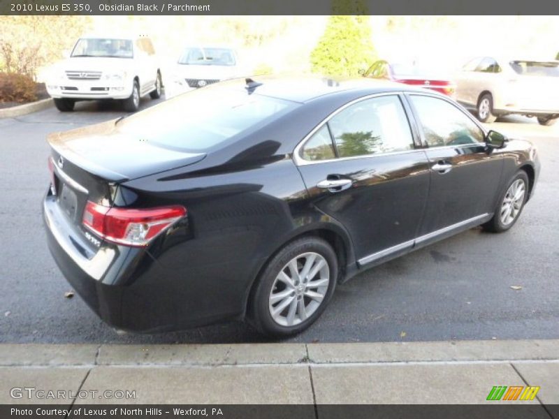 Obsidian Black / Parchment 2010 Lexus ES 350