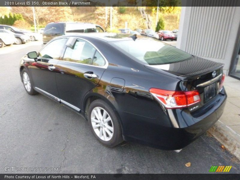 Obsidian Black / Parchment 2010 Lexus ES 350