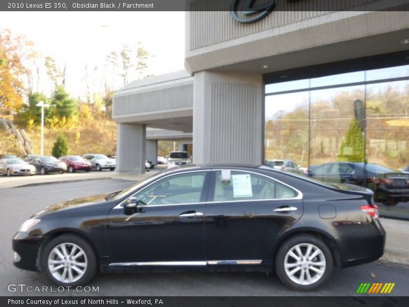 Obsidian Black / Parchment 2010 Lexus ES 350
