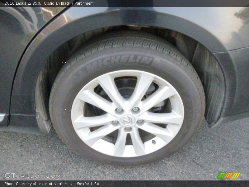 Obsidian Black / Parchment 2010 Lexus ES 350